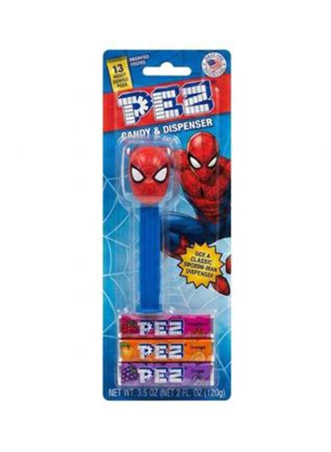 Pez Blister Pack Spiderman 0.87Oz