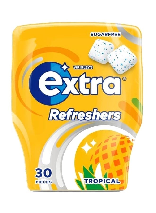 Wrigleys Extra Refreshers Gum Bottle 30S Sf Tropical