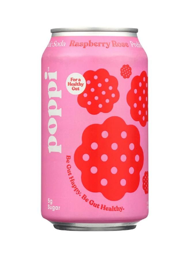Poppi Prebiotic Soda Raspberry Rose 12fl.Oz