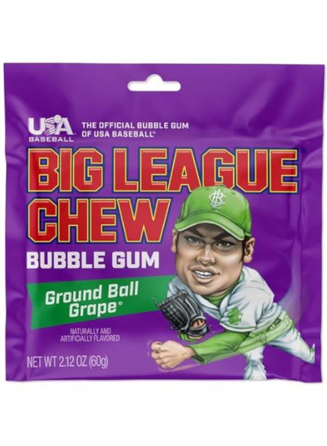 Candy Big League  Chew Grape 60 Gr