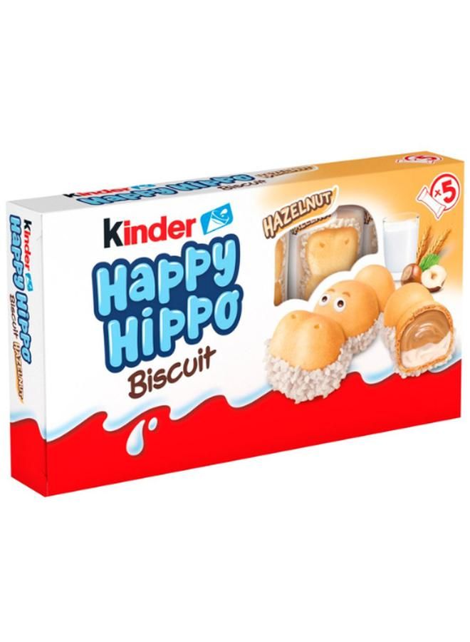 Kinder Happy Hippo 5Pk 20G Hazelnut