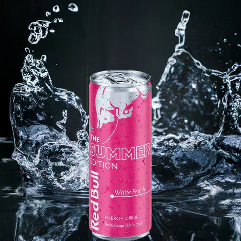 Red Bull Energy Drink The Summer Edition White Peach Flavor 250ml