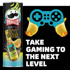 Pringles Hot Ones Los Calientes Verde Crisps Can 5.5oz (156g)